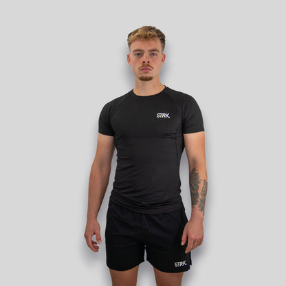 STRK sportshirt zwart voorkant